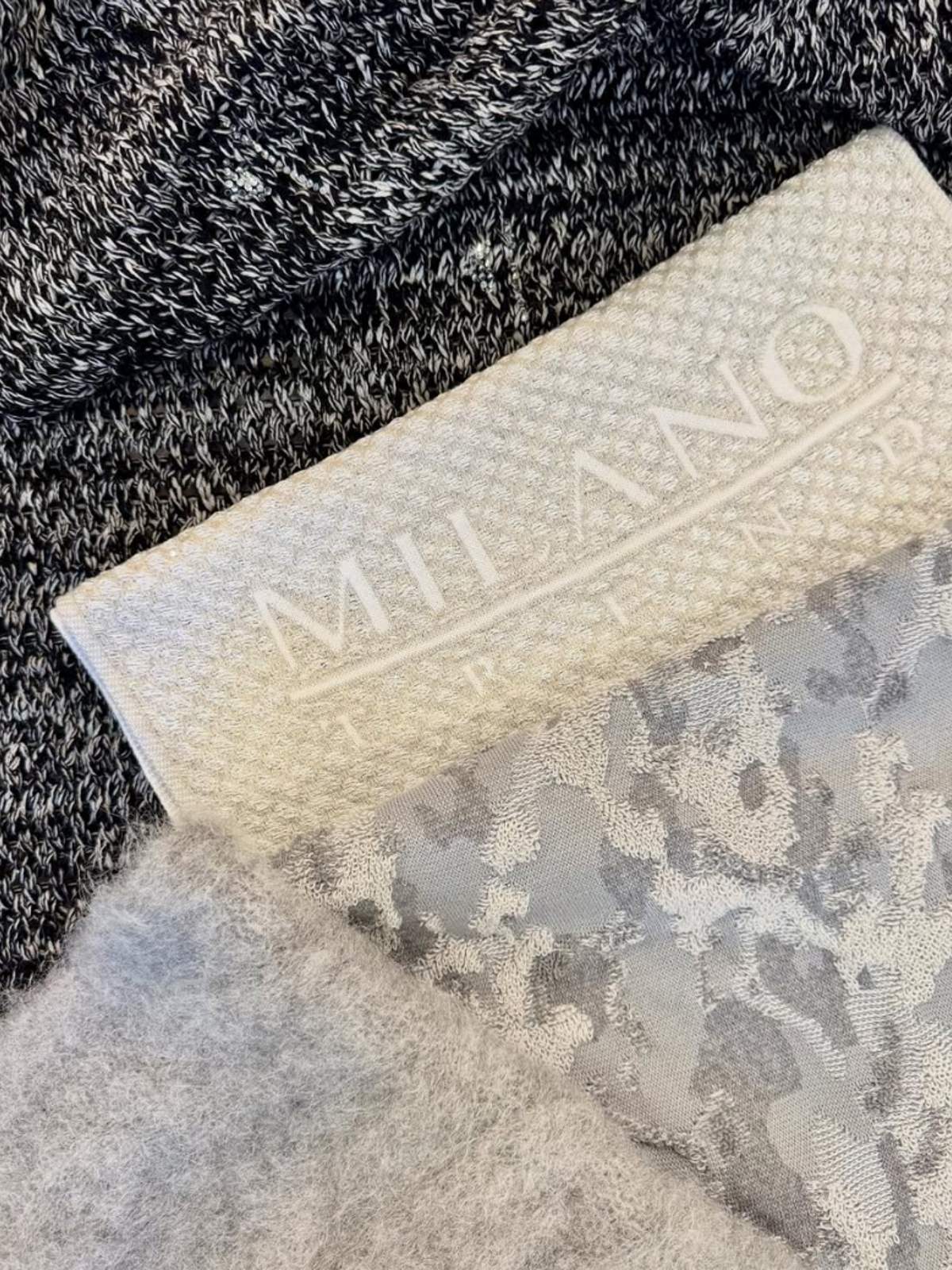 milano trend knit swatches display